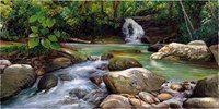 CASCADE TROPICALE PANORAMIQUE