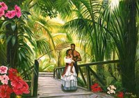 AMOUREUX SUR UN PONT